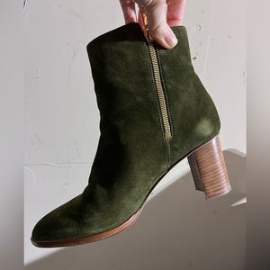 Sarah Flint Olive Ankle Boots